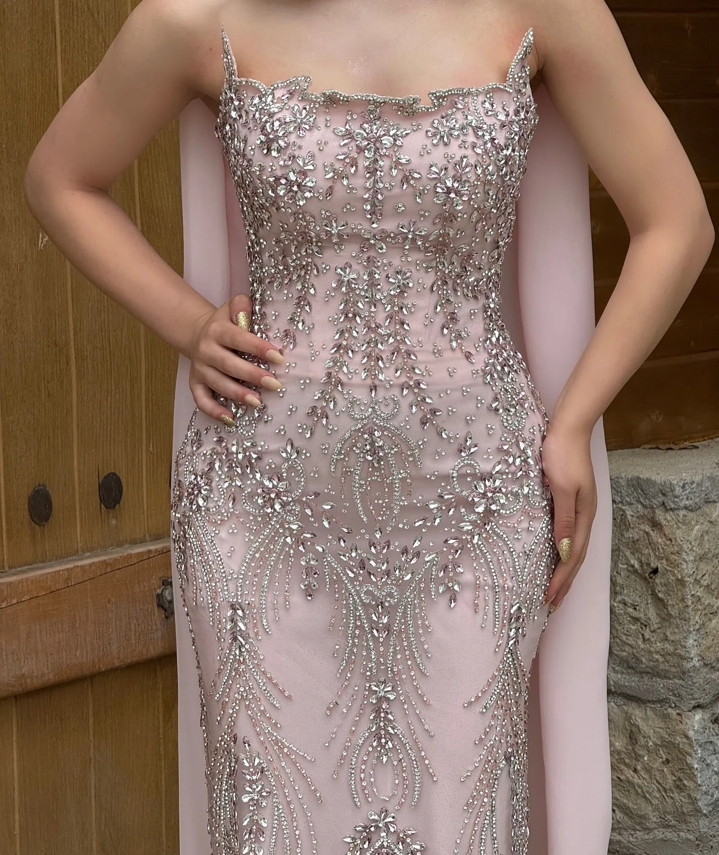 Exquisite trägerlose Kristall-Abendkleider, Perlen-Abschlussballkleid, ärmellos, maßgeschneiderte Meerjungfrau-Partykleider, Vestidos De Noche