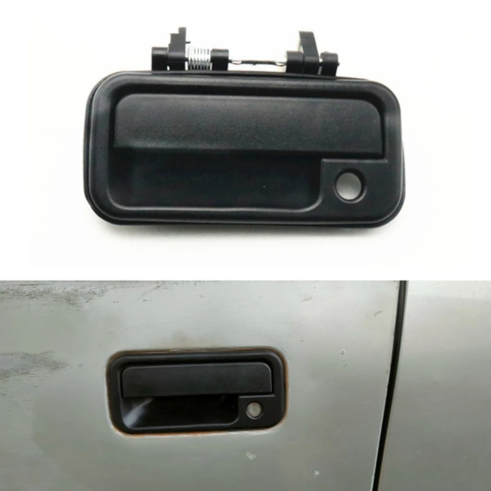 Punhos da porta esquerda traseira exterior do carro, substituição preta para o recolhimento do rodeio de Isuzu 1998 1999 2000 2001 2002 2003, IZ1520106