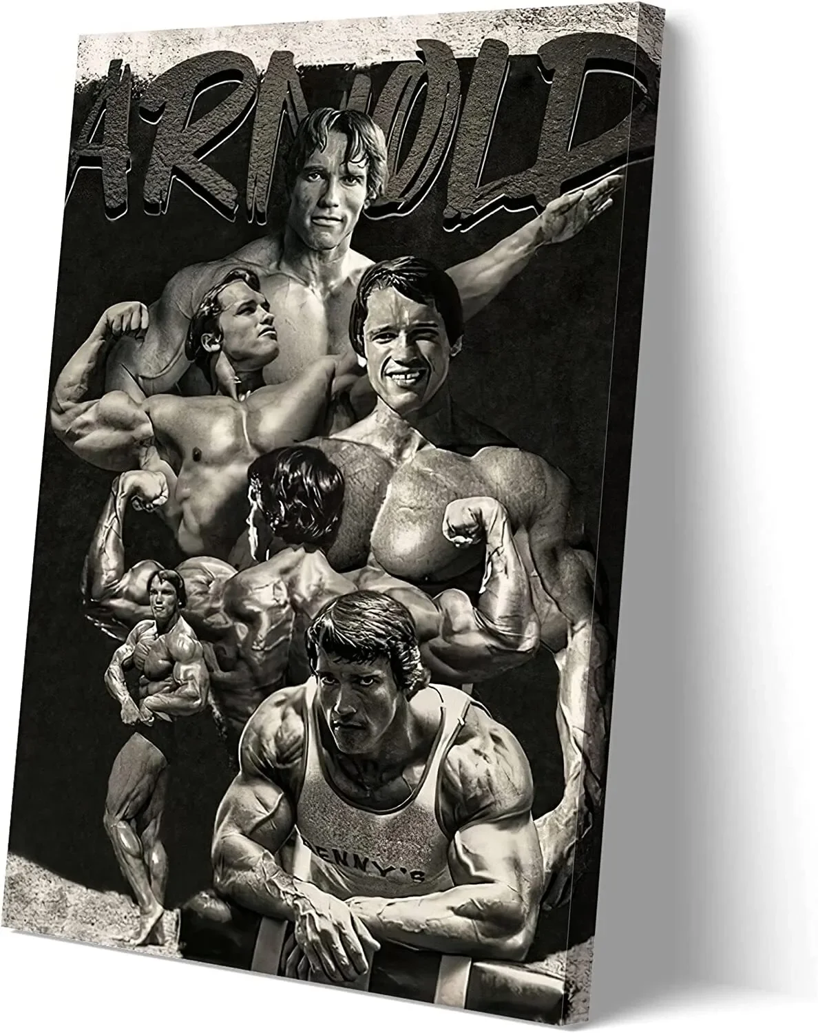 Arnold Schwarzenegger Gym Creative Photo Art Film Print Silk Poster Home Wall Decor