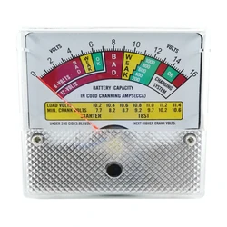 Battery Capacity Indicator Power Meter 6V/12V/16V Battery Capacity Meter Universal Battery Tester Checker for Most Car