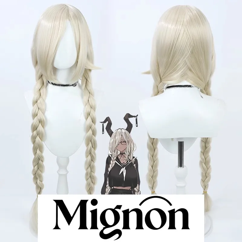 

Azur Lane Owari cosplay wig off-white thick hair Halloween gift