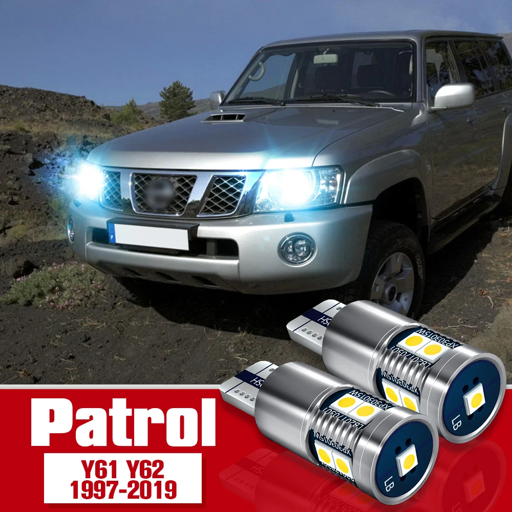 

2pcs Parking Light Accessories LED Bulb Clearance Lamp For Nissan Patrol Y61 Y62 1997-2019 2011 2012 2013 2014 2015 2016 2017