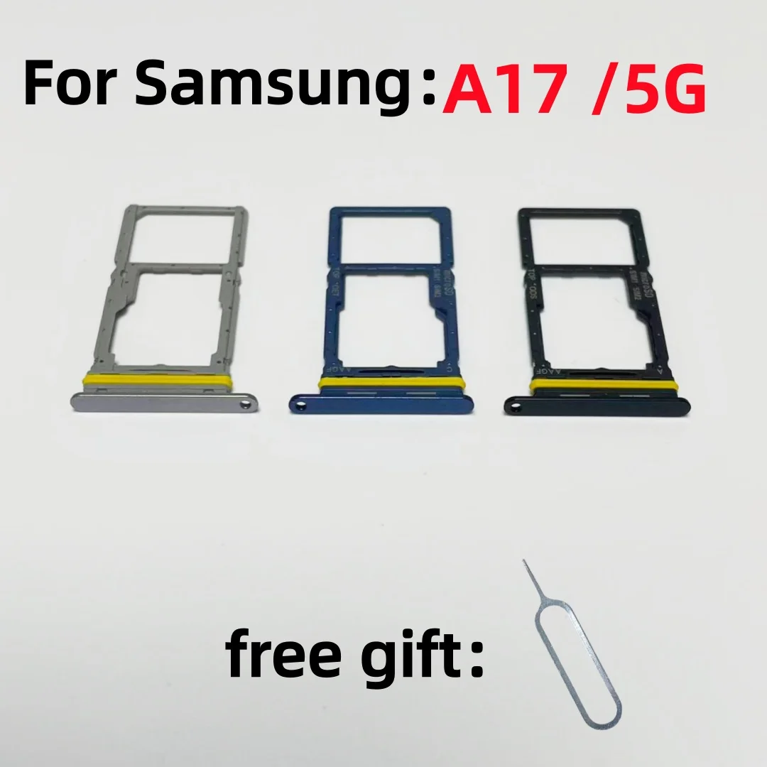 

SIM Card SD Card Tray chip slot drawer card Holder For Samsung Galaxy A17 5G SM-A1760 A176 A176B A176N drawer chip card tray