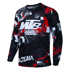 2024 Motochross Mountain Enduro Bicycle Clothing Moto Downhill T-shirt Mtb Racing Men's and Women's Bicycle Sportswear Mtb Shirt
