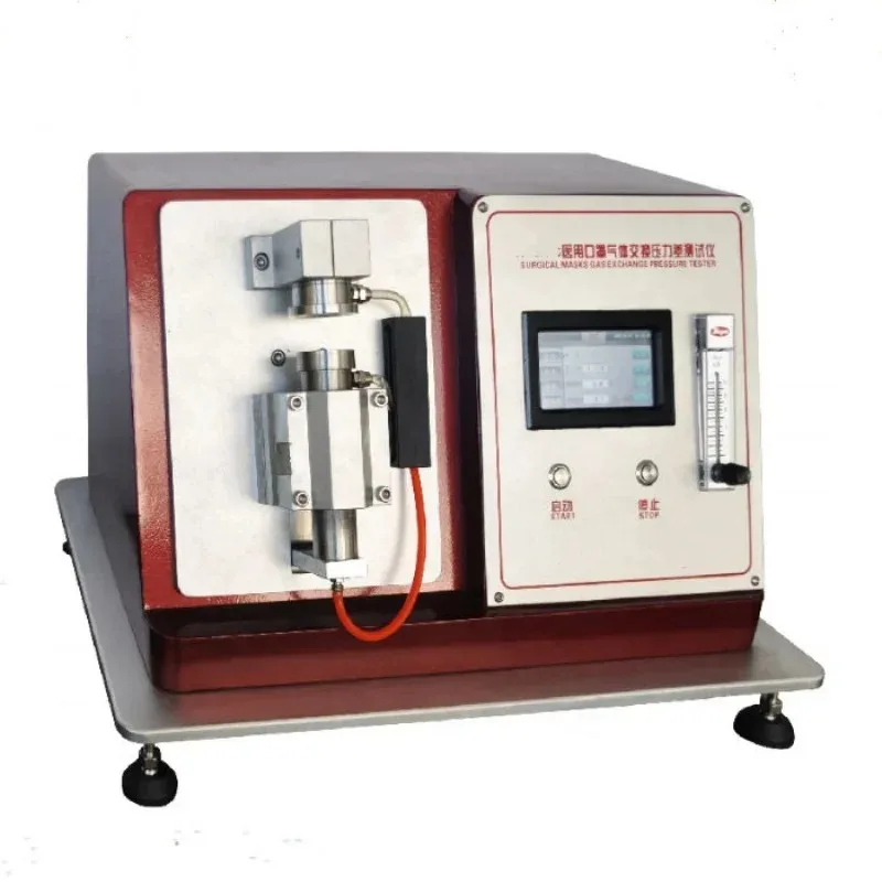 Face Clothing Fabric Air Exchange Pressure Difference Tester for Textile Quality Control