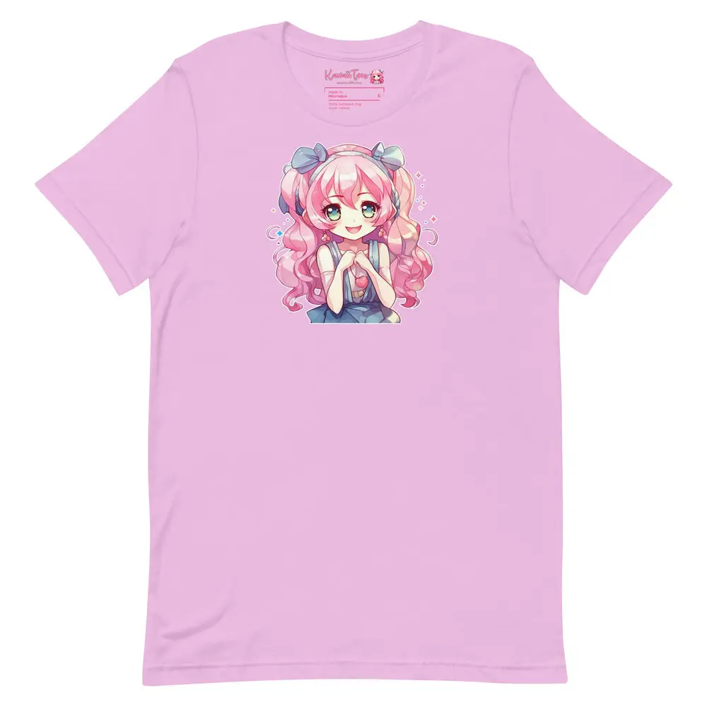 Overjoyed To Meet You Tee | Anime Girl Graphic Tees | kawaiitees.com