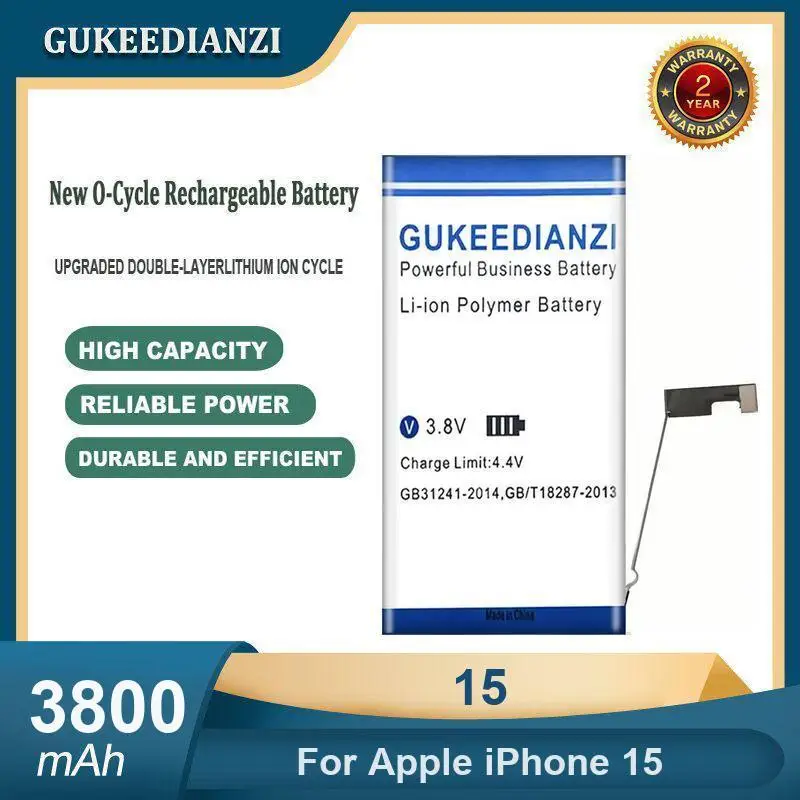 

Battery For Apple iPhone 15 Plus Pro Max High Capacity