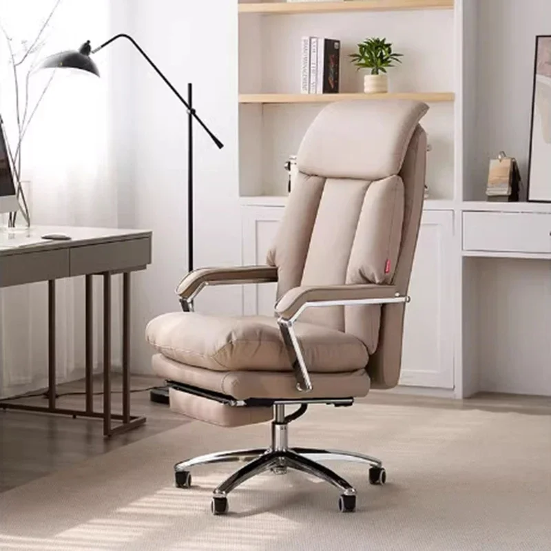 

Офисное кресло с откидной спинкой на колесах, расслабляющее студенческое кресло со спинкой, эргономичное офисное кресло, современный компьютерный Sillas De Oficina, модная мебель