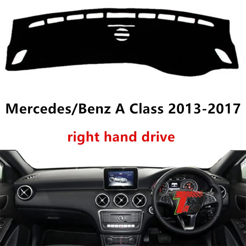 

TAIJS Factory 3Colors car pad Polyester Fibre Car Dashboard Cover For Mercedes/Benz A Class 2013-2017 Right Hand drive