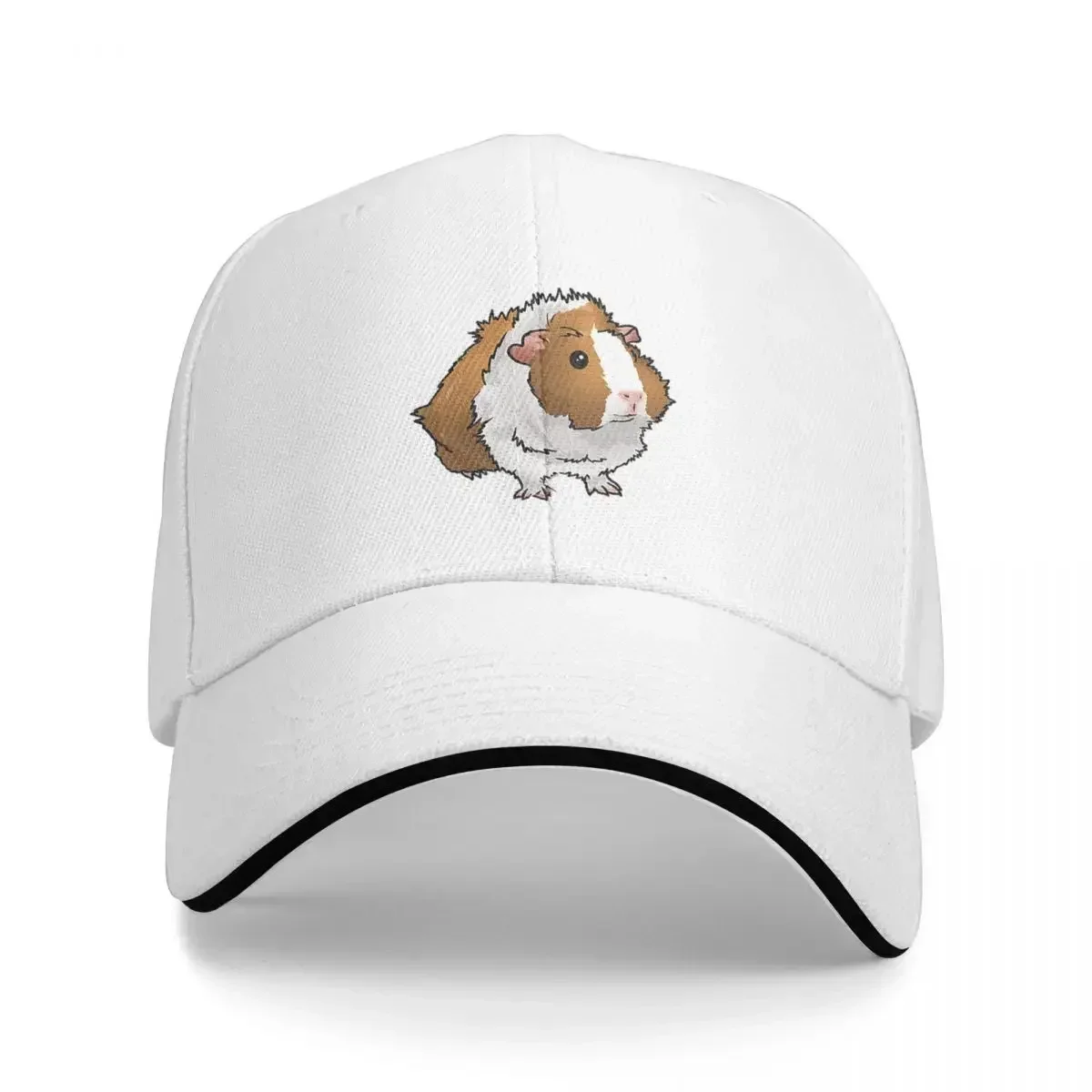 Light Dutch Abyssinian Guinea Pig Baseball Caps Snapback Fashion Baseball Hats Breathable Casual Outdoor For Men's And Wome