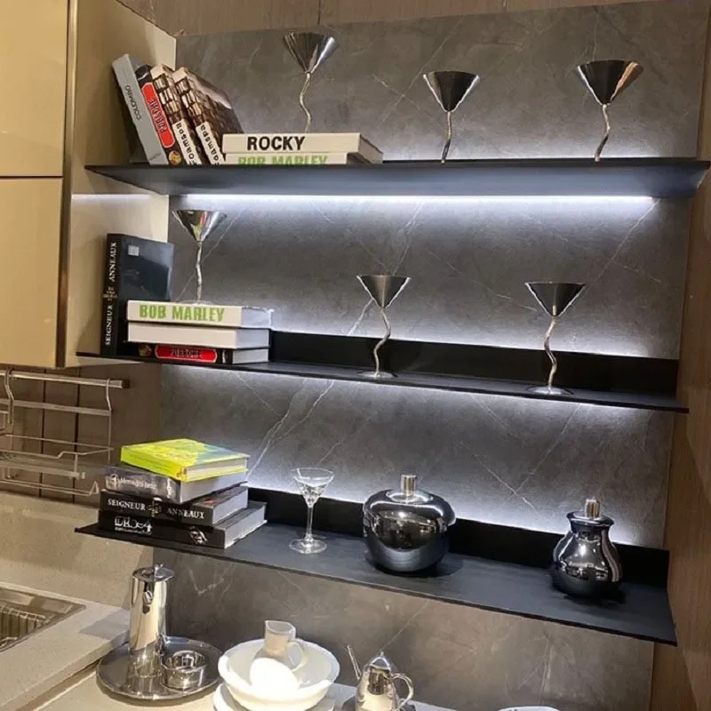 Steel Plate Luminous Shelf with Built-in Transformer Low Voltage Light Strip Universal Current Custom Processing Available