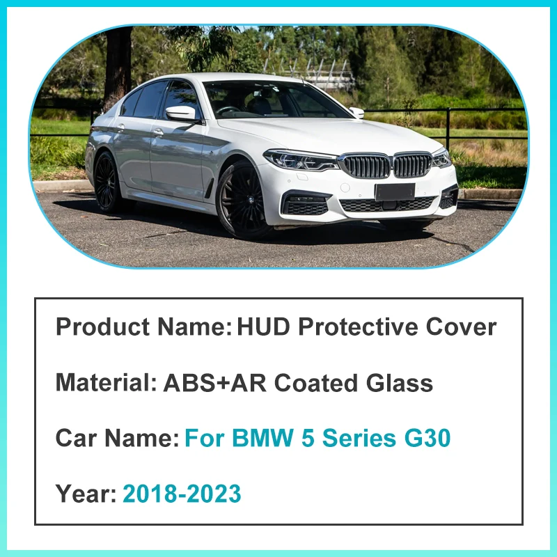 HUD Protection Cover For BMW 5 Series G30 2018 2019 2020 2021 2022 2023 Car Specialized Head-Up Display Protective Accessories