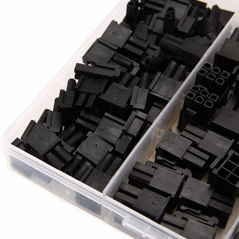 800 Stuks Crimp Vrouwelijke Terminals Pin Plug + 100 Stuks 5557 8 (6 + 2) P ATX EPS PCI-E Connectors Met Plastic Doos