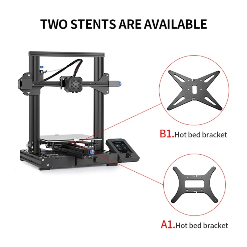 Hotbed Supporter Ender3 YAxis Carriage Heating Platform Holder Aluminum Bracket Dropship