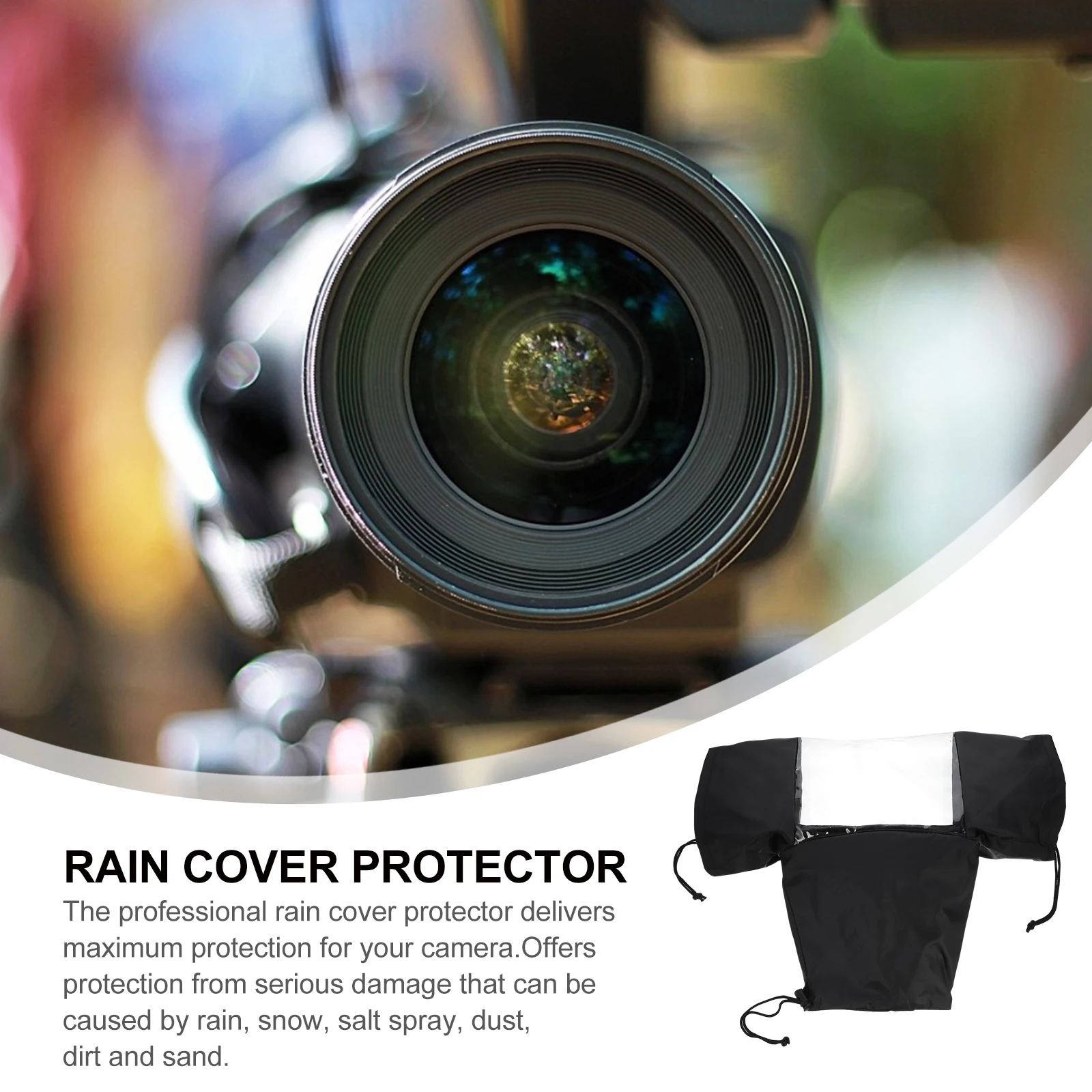 

Adjustable Cover For Camera Dslr Waterproof Protector Sleeve Shield Rain Gearcamera Rain Protector Dust Sand Snow Proof