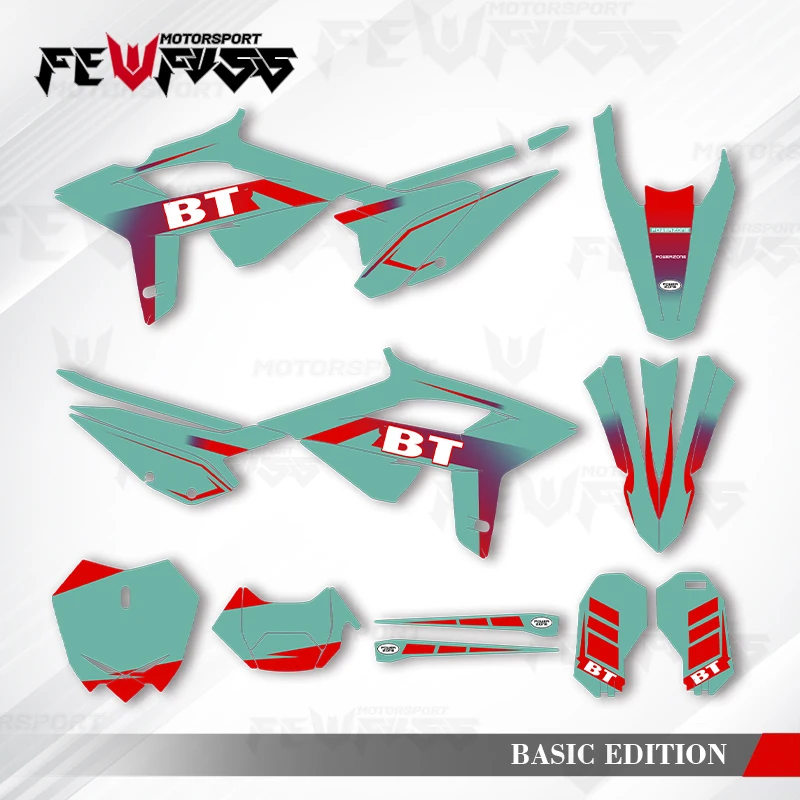 

Fewfuss Graphics Decals Stickers Motorcycle Background Custom For Beta 250 300 RR 2020 2021 2022 20-22 002