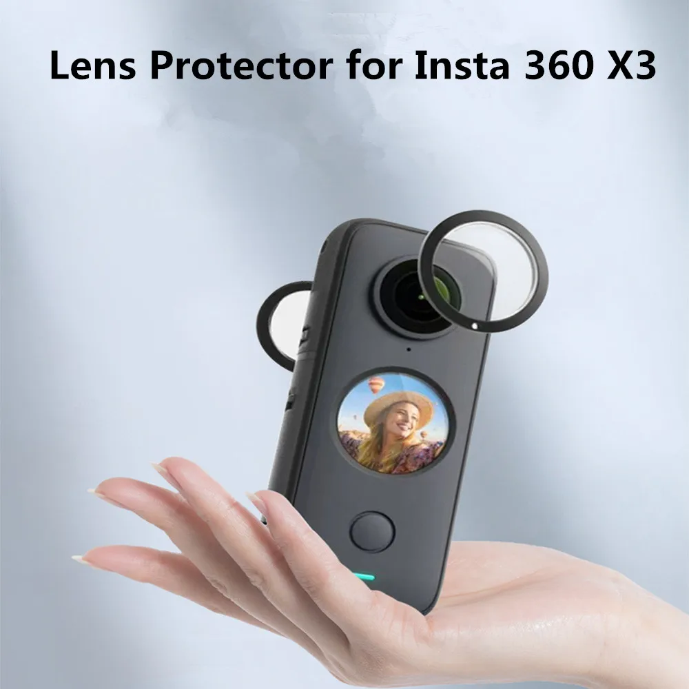 Frame Cage for Insta360 X3 Panoramic Action Camera Dustproof Silicone Protective Case Lens Protector for Insta360 X3 Accessories