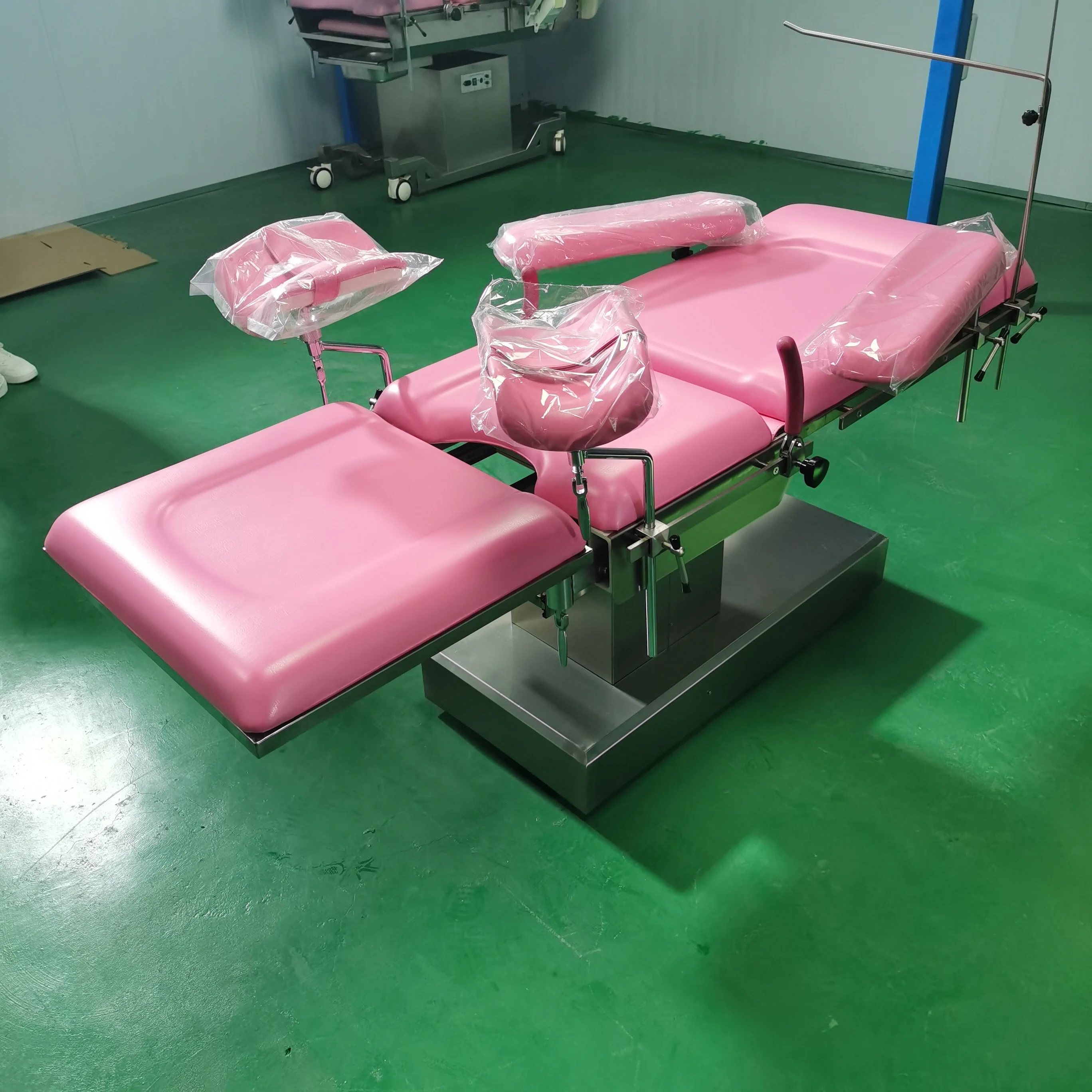 Parts.High-Load Capacity Hospital-Grade Precise Angle Stainless Steel Bracket Electric Gynecological Surgical Table