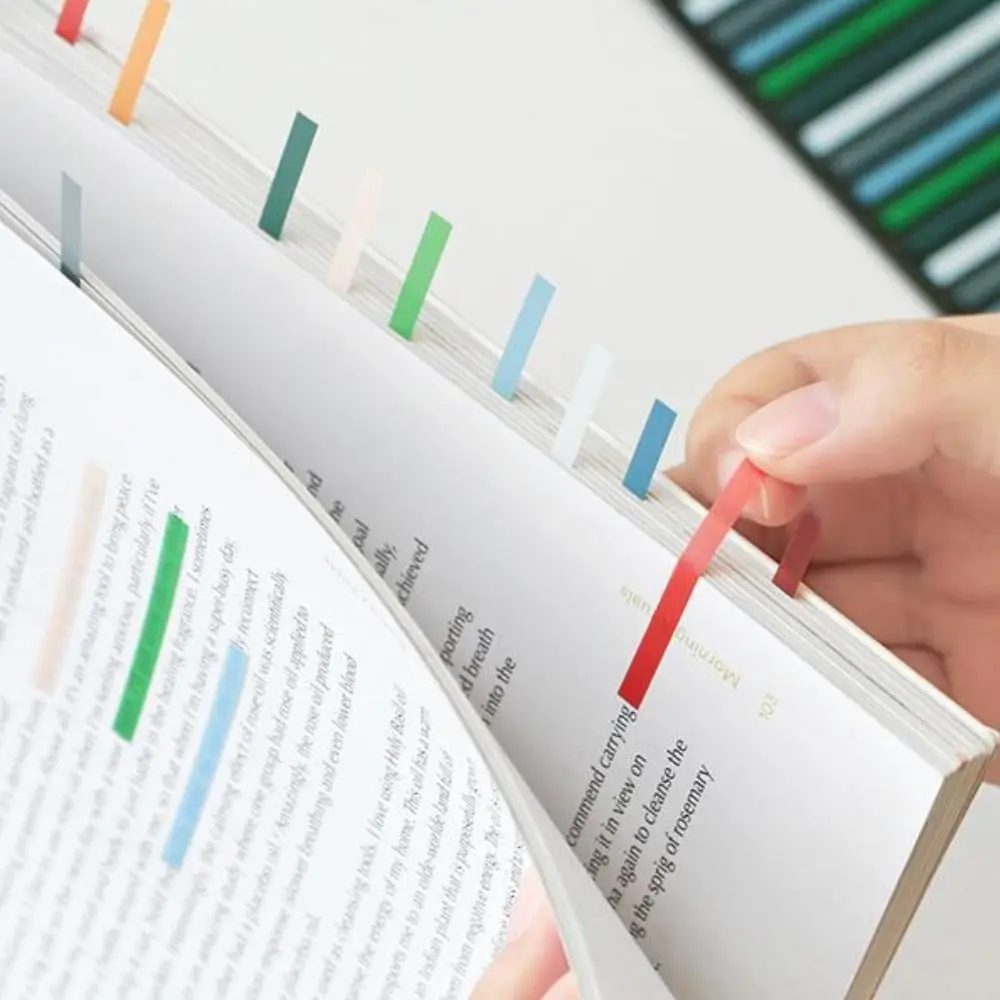 Color Stationery Student DIY Decoration Office Supplies Label Bookmark Reading Label Index Stickers Posted It Sticky Notes