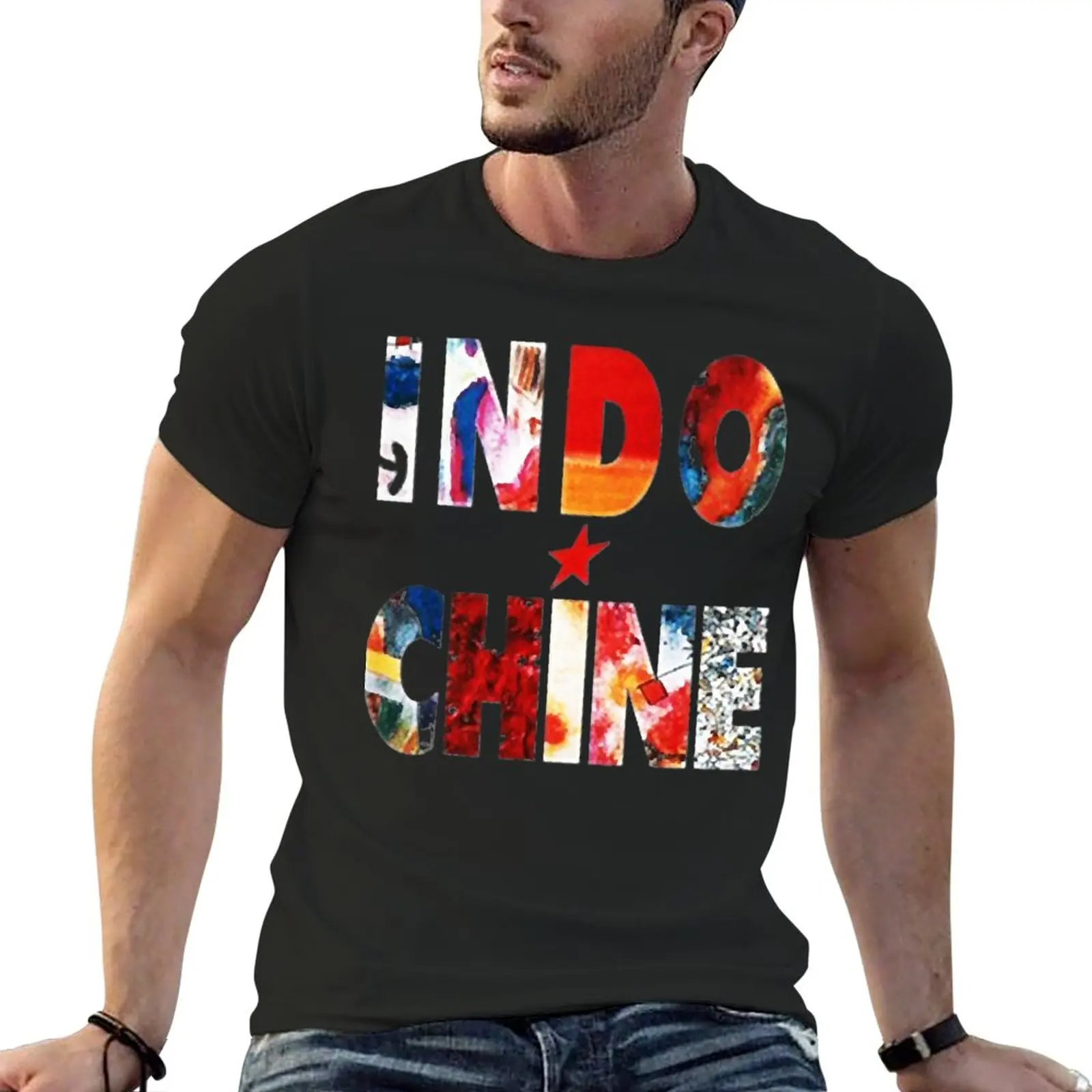 Indochine - Logo Classic T-Shirt Short t-shirt shirts graphic tees Oversized t-shirt boys animal print shirt mens t shirts pack