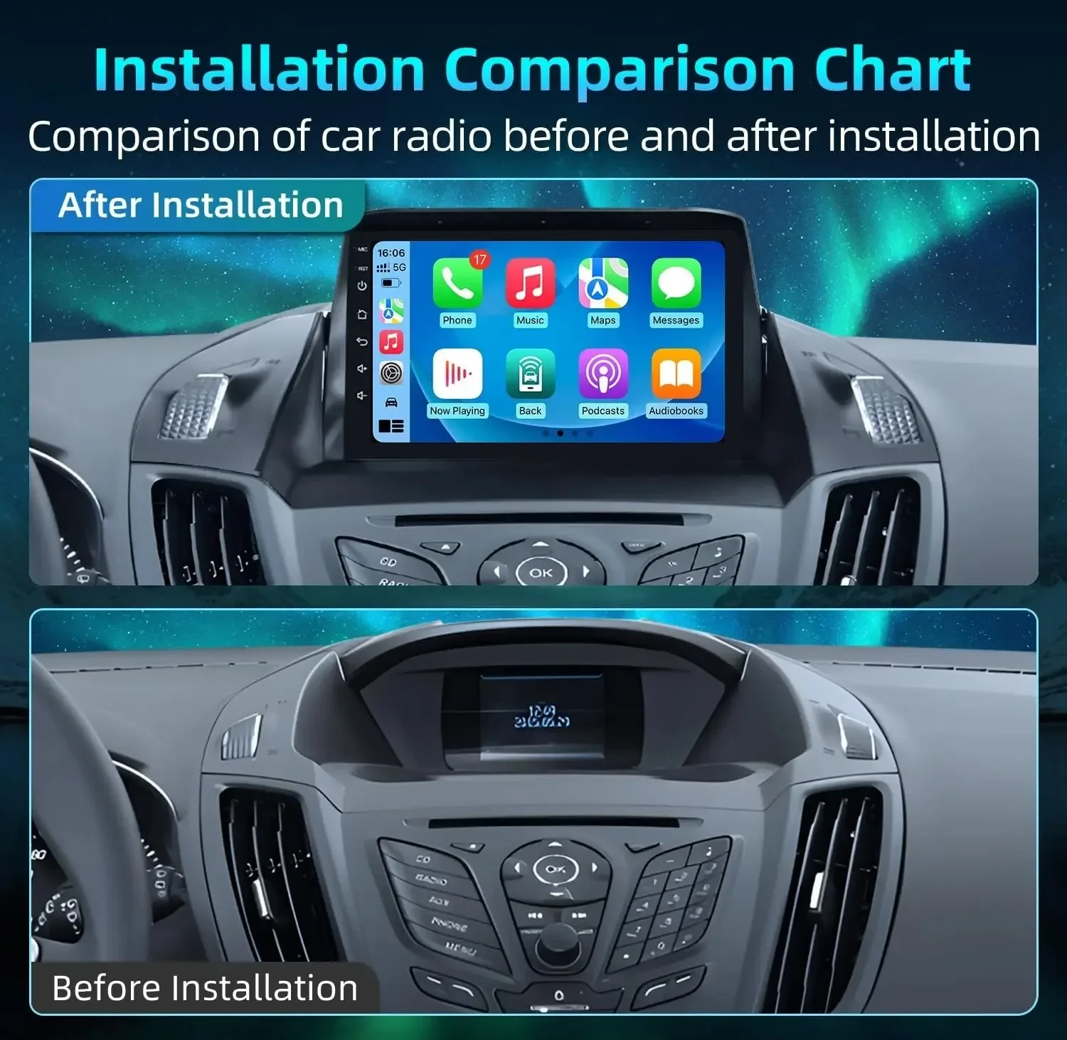 Car Radio Stereo Fo…