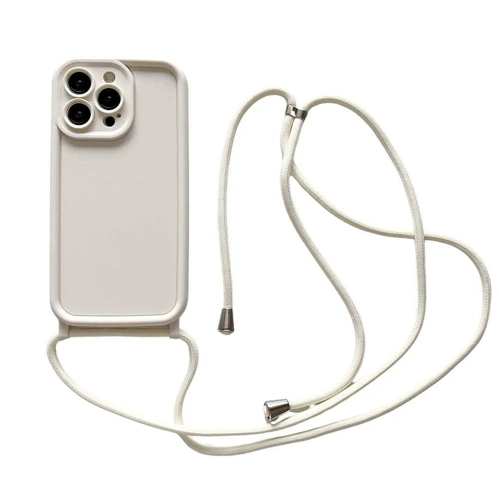 Weiche Handyhülle mit Umhängeband für iPhone 18 Pro Max 17 Air 16E 15 1614 13 12 11, verstellbarer Tragegurt – Detail 7
