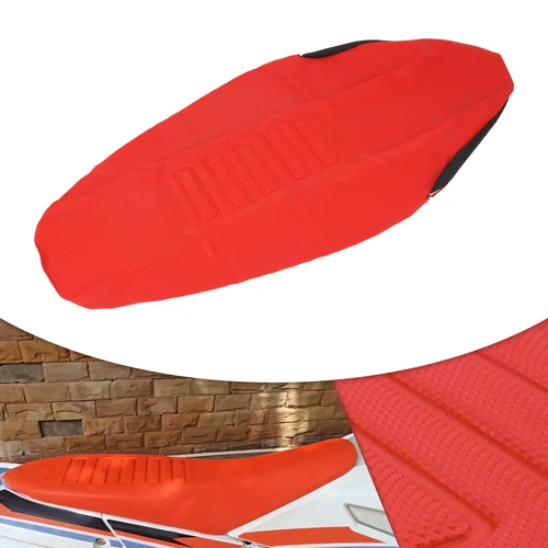 Imagen 2 del producto Funda de asiento de partículas antideslizante para motocicleta, funda de cojín de protección solar impermeable para Honda Yamaha KTM Enduro Motocross Dirt Bike