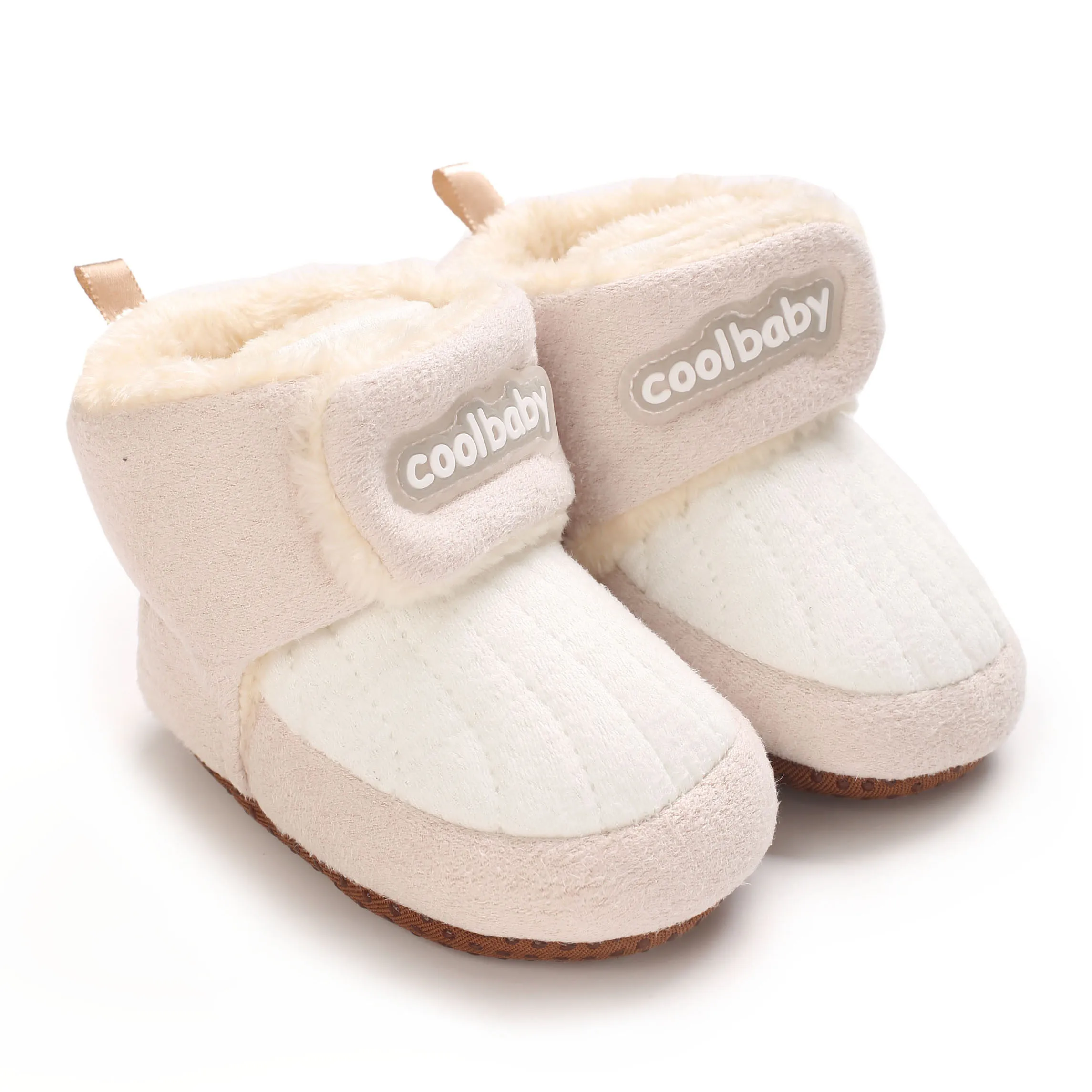 Winter Newborn Boys and Girls Cute Cartoon Cotton Shoes with Soft Sole and Warm Boots Preschool Walking Shoes Winter Newborn view 5