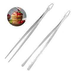 30CM Kitchen Tweezers Fine Tweezer Tongs Extra-Long Stainless Steel Cooking Tweezers For BBQ Cooking Bartending Tools