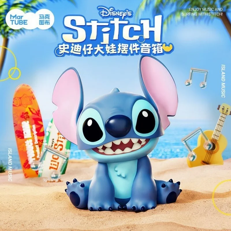 Stitch Figure Bluetooth Speaker Stitch'S Mouth Control Music Cute Disney Peripheries Desktop Decor Toy New Cartoon Gift Birthday