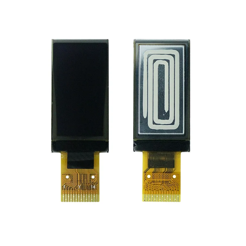 0.96 Inch OLED Display Module 64x128 SSD1312 I2C/IIC Monochrome White 14P Solder Pads Small LCD Screen Module for Arduino DIY