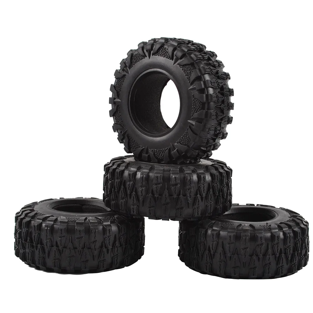 

4PCS 2.2inch 120MM Rubber Mud Grappler Tires Tyre for Axial SCX10 II 90046 90047 Wraith Traxxas TRX4 1:10 RC Rock Crawler