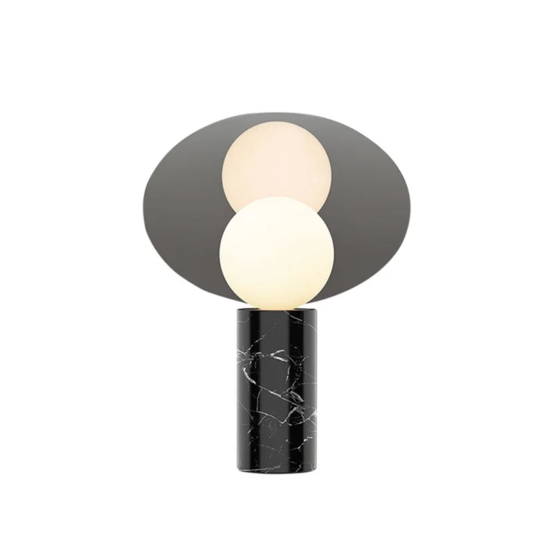 OUFULA Modern Office Table Light Creative Design Simple Marble Desk Lamp LED Decorative For Foyer Living Room Bedroom