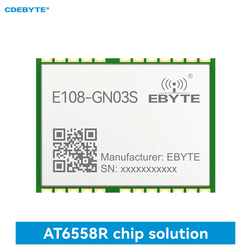 

BDS GPS GLONASS Module Multi Mode Satellite Position Navigation Module CDEBYTE E108-GN03S Low Power Consumption UART Small Size