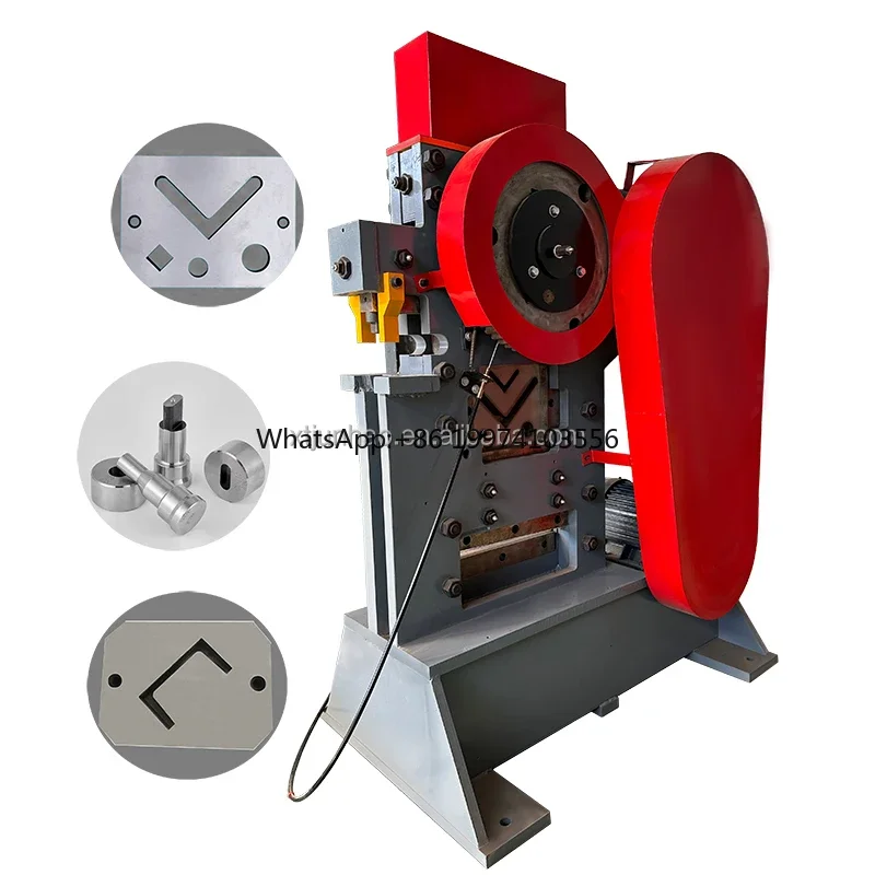 Multifunctional joint metal angle iron punching and shearing shearing machine channel steel metal plate punching and shearing