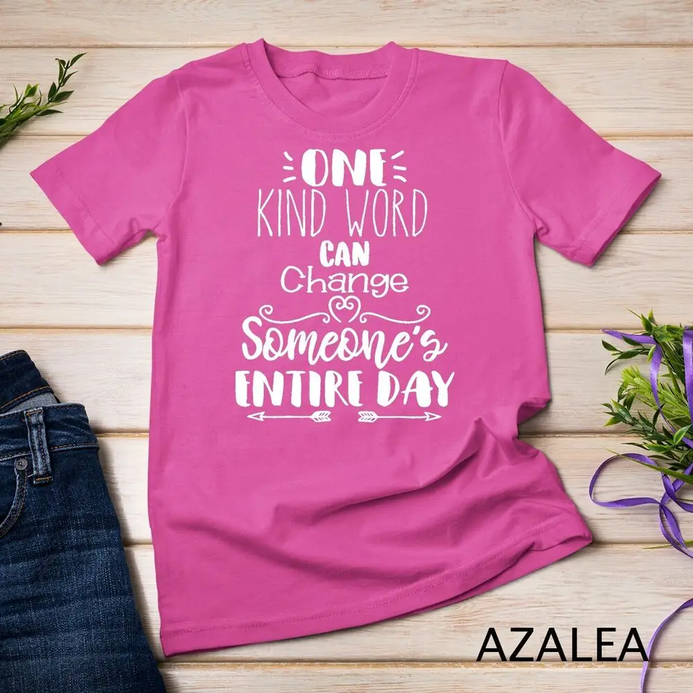 One Kind Word Cute Kindness Day, Anti-Bullying & Unity Day Unisex T-shirt