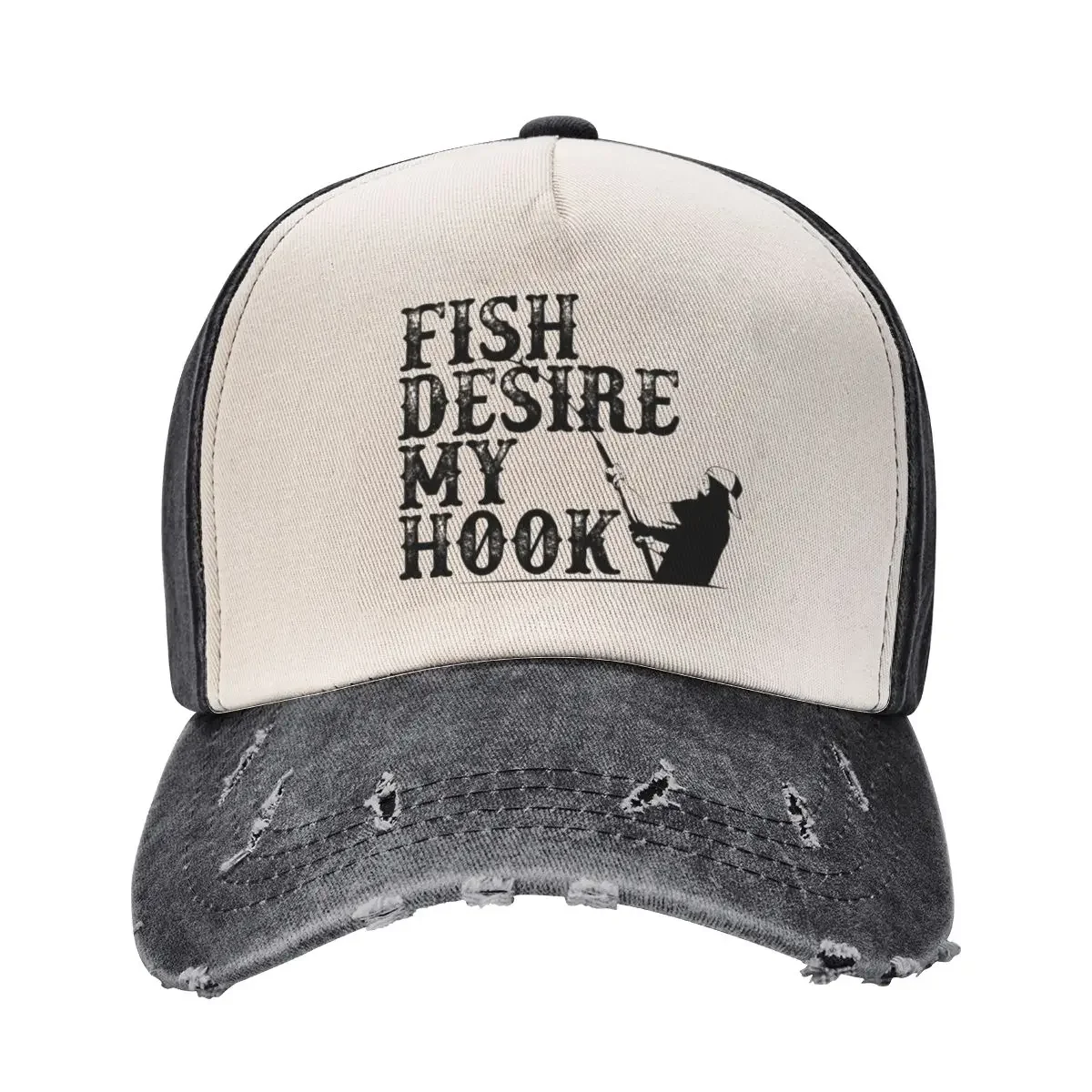 Fish Desire My Hook Baseball Cap Fishing cap birthday Trucker Cap Golf Man Women's