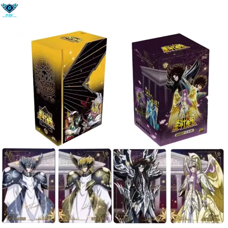New Kayou Saint Seiya Cloth Awakening Card Box Manga Edition Collectible Card Star Pack Japanese Anime Rare Collection Cards - Image 4