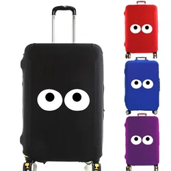 Big Eyes Pattern Fashion Luggage Cover Travel Suitcase Protective Cover Elasticity Dust Covers Suitable for 18-32 Inch Suitcases