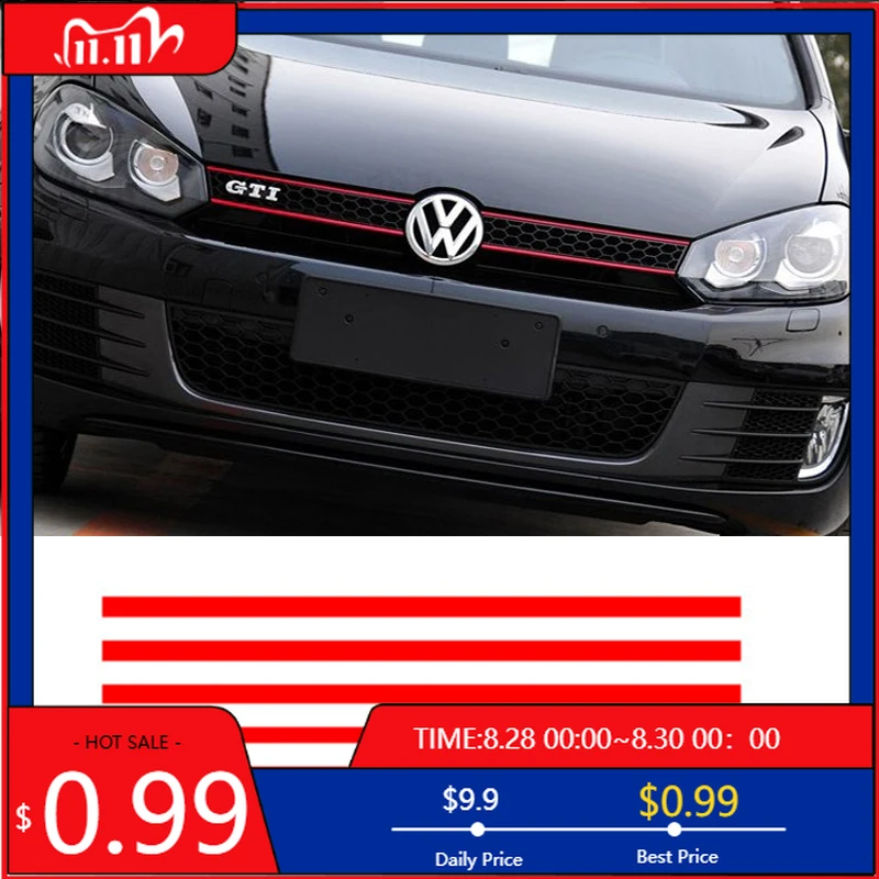 

Колпаки ступиц, передняя решетка, виниловые наклейки с защитой от царапин, аксессуары для Volkswagen GTI R-Line R Polo T5 Golf Passat Sciroc