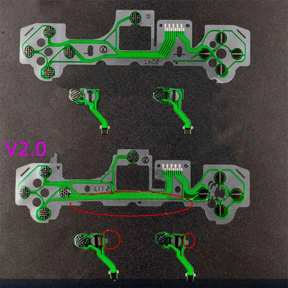 3pcs/set For 5 Controller Conductive Film film controller Flex Cable Ribbon Cable