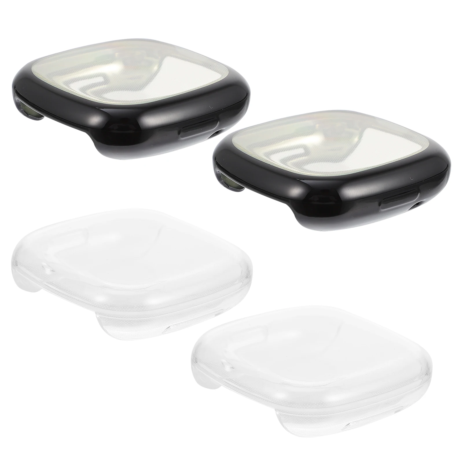 

4pcs TPU Bumper Watch Screen Protector Scratch resistant Anti fingerprint Smartwatch Shell Cover Comfortable Soft Durable Long