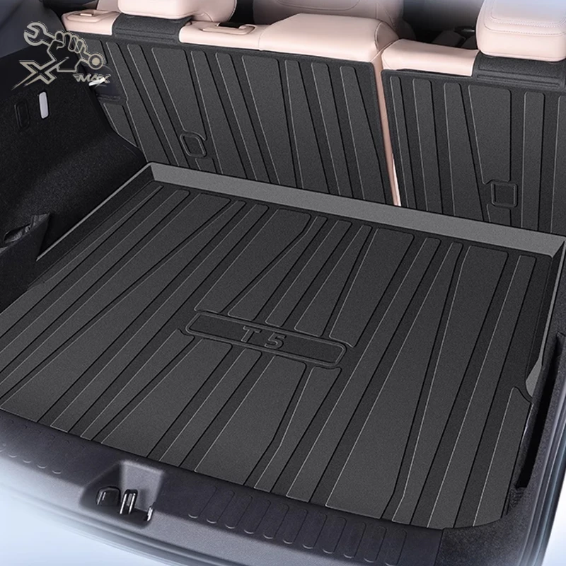 For BEIJING ARCFOX T5 αT5 2024 Custom Fit Car Trunk Mat All Season Black Cargo Mat 3D Shaped Laser Measured Trunk Liners