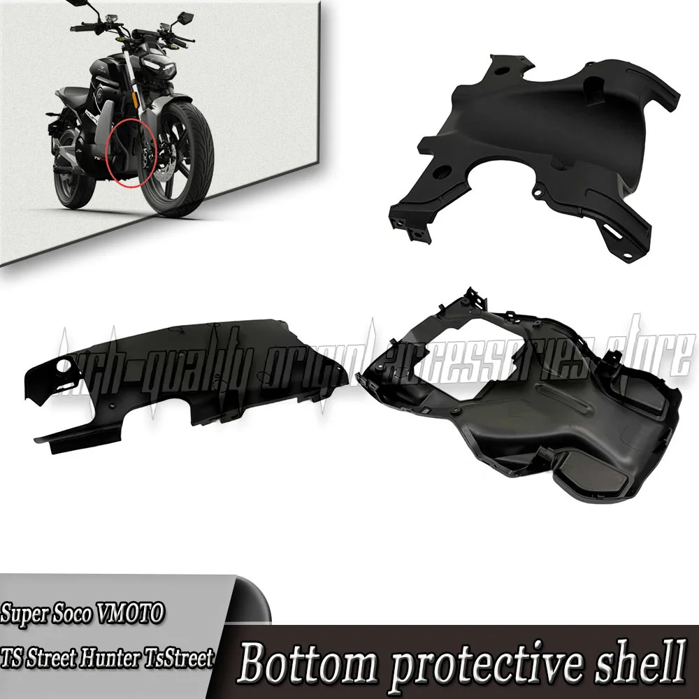 

For Super Soco VMOTO TS Street Hunter TsStreet Motorcycle parts Bottom protective shell front lower bottom shell