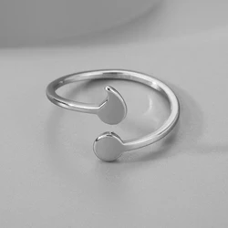 Chandler Dot & Comma Ring Mini Dot Ring Stainless Steel Semicolon Minimalist Jewelry for Men and Women