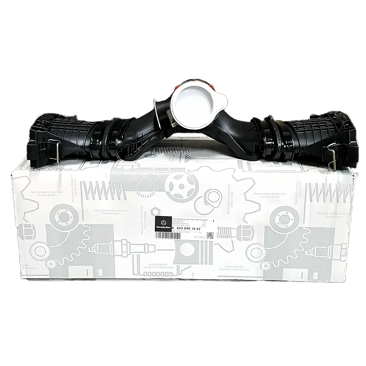 

For Mercedes-Benz brand new genuine intake pipe +2 air quality meters OM642 C CLS E S GLS GLE M R G-CLASS A6420901542 6420901642