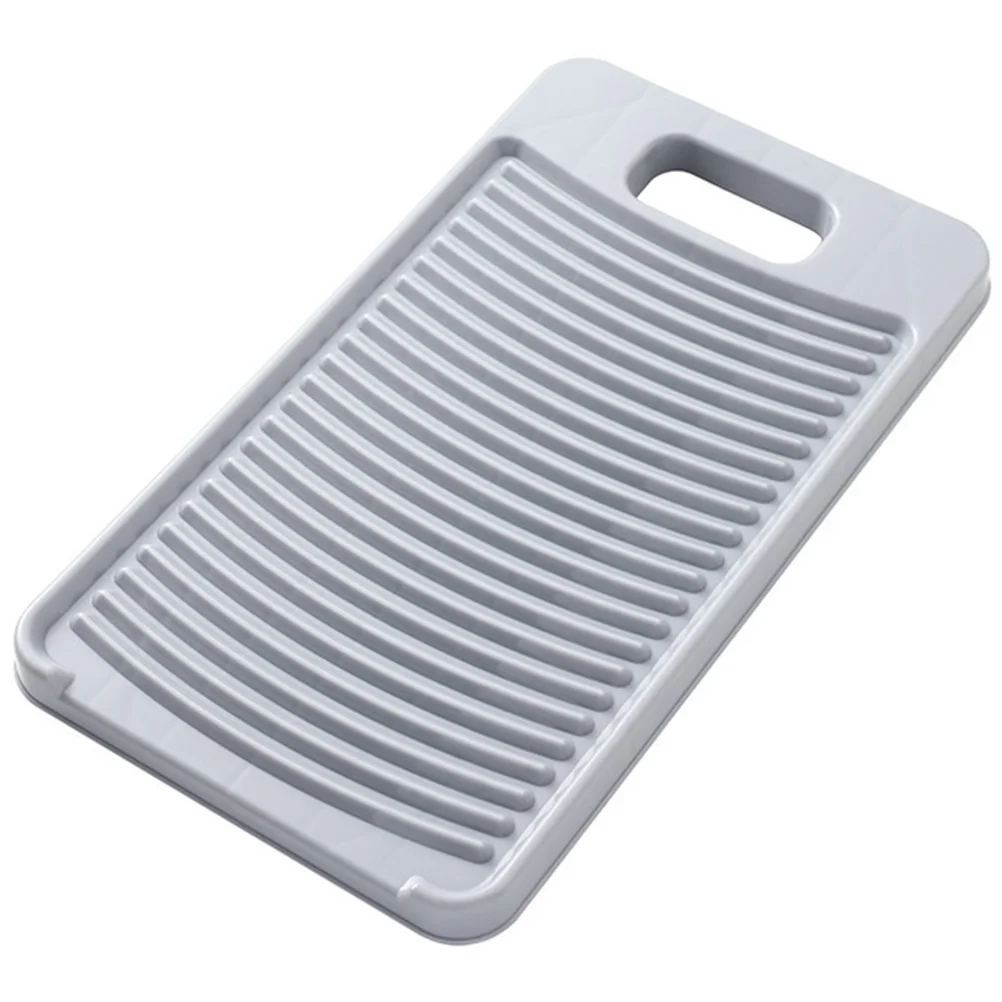 

Washboard Anti-slip Hangable Laundry and Artifact (grey) Portable Drying Rack Travel Scrub for Pp Washing Hand