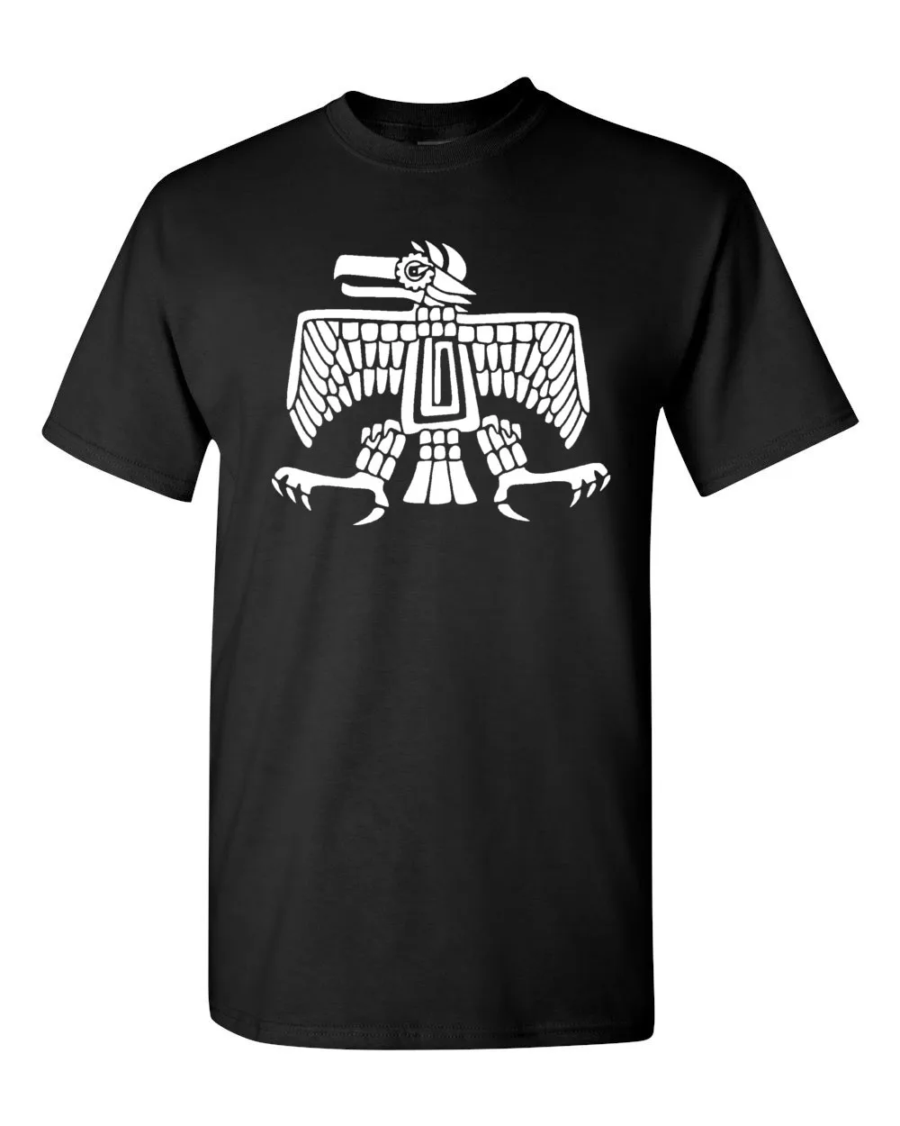 

Ancient Aztec Mexican Mexico Eagle T-shirt Men's Short Sleeve Multiple Sizes