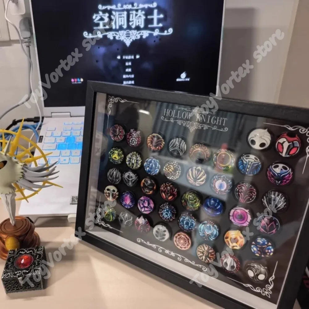 Op voorraad Hollow Knight Action Figure Magnetische beschermende Talisman Collectible Mini Ornament Game Randapparatuur Verjaardagscadeaus Speelgoed
