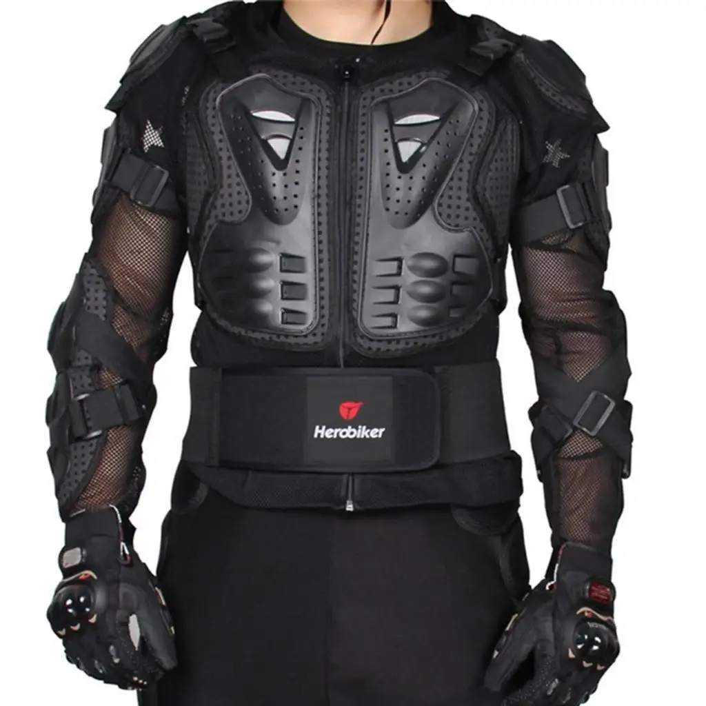 Full Body Protective Motorcycle Gear Jacket with Wide Elastic Waist Comfort Fit for Riding and Outdoor Activities 5